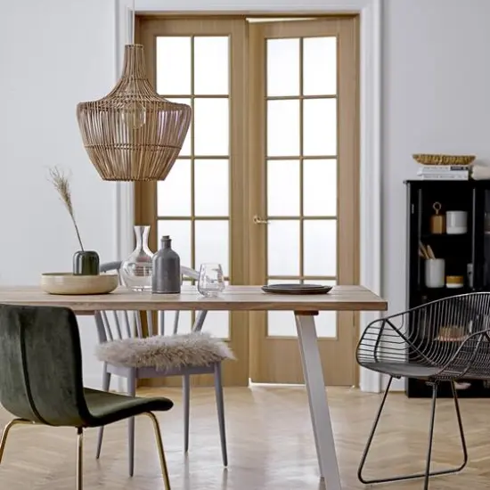 Hello Honey&reg; Round Wicker Pendant Light {7}