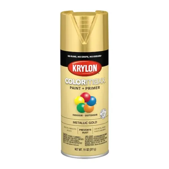 Krylon&reg; COLORmaxx&trade; Metallic Paint + Primer Gold {1}