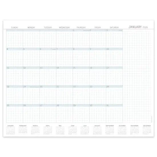 2026 Professional Large Desk Pad Monthly Blotter Calendar {1}