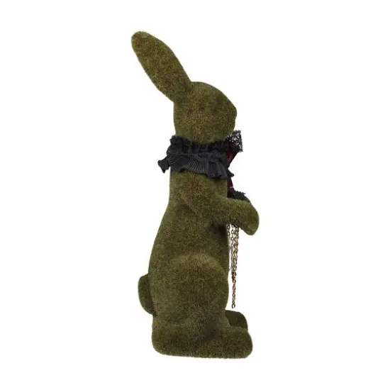 18" Faux Grass Tabletop Bunny with Scarf & Pocket Watch by Ashland&reg; {9}