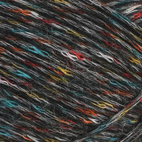 Heathered Tweed&trade; Yarn by Loops & Threads&reg; Black Rainbow {3}