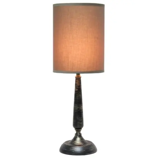Simple Designs 23" Traditional Candlestick Table Lamp Oil Rubbed Bronze {3}