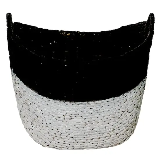 CosmoLiving by Cosmopolitan Black Sea Grass Contemporary Storage Basket {5}