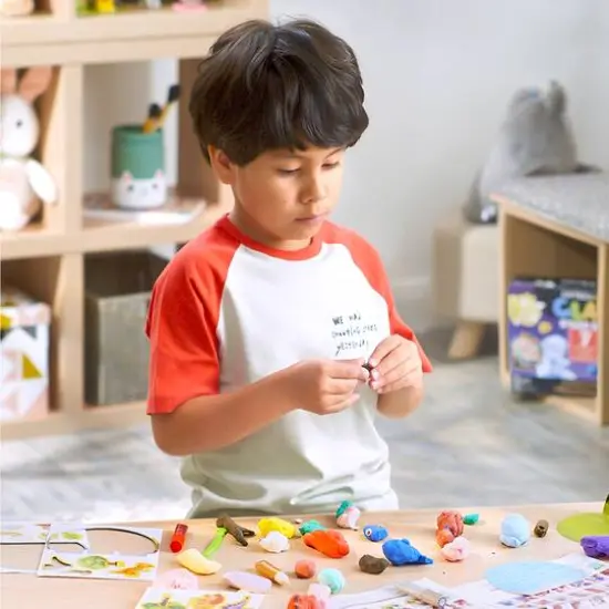 Arteza&reg; Kids Dinosaurs Small Stage Clay Kit, 74 pcs {6}