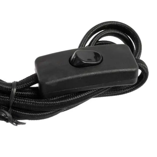 Hello Honey® 5ft. Black Modern 2-Light Metal Articulating Wall Sconce {7}