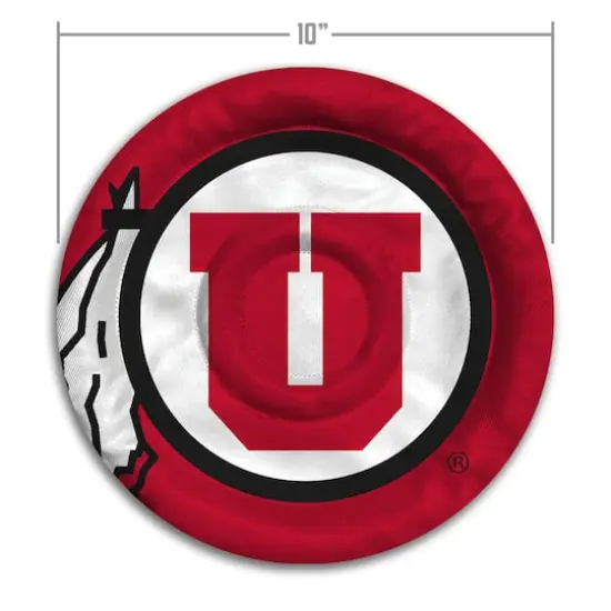 NCAA Flimzee Bean-Bag Flying Disc Utah Utes {6}