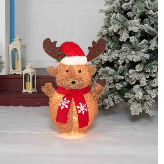 2.5ft. Pop-Up Fluffy Moose Sculpture {5}