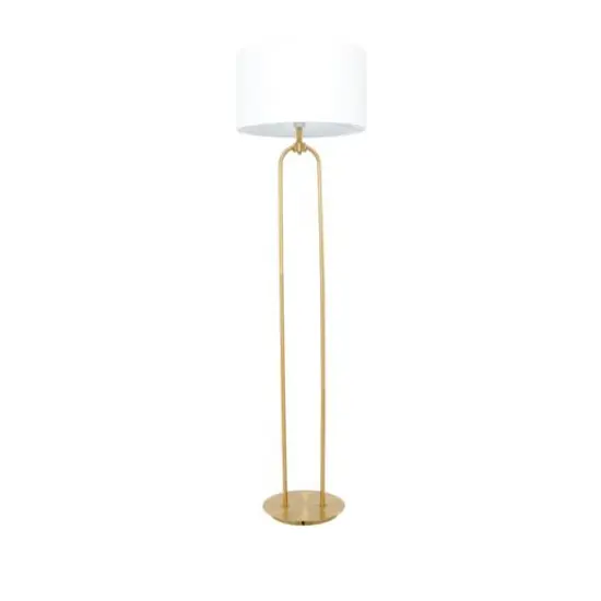 CosmoLiving by Cosmopolitan Gold Iron Modern Floor Lamp, 64" x 19" x 19" {9}