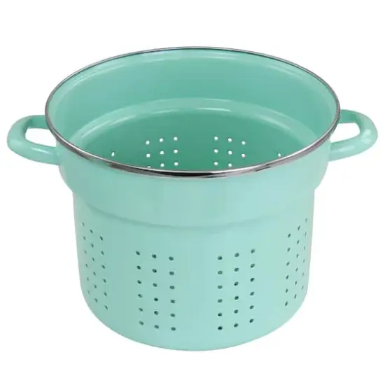 Martha Stewart 8qt. Aqua Dual Stock Pot & Steamer Set {3}