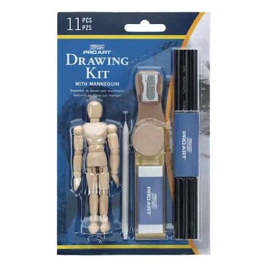 Pro Art&reg; Mannequin All In One Value Pack Drawing Set {1}