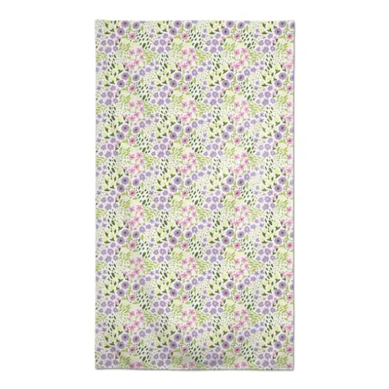 Whimsical Spring Floral 2 58" x 102" Tablecloth {1}