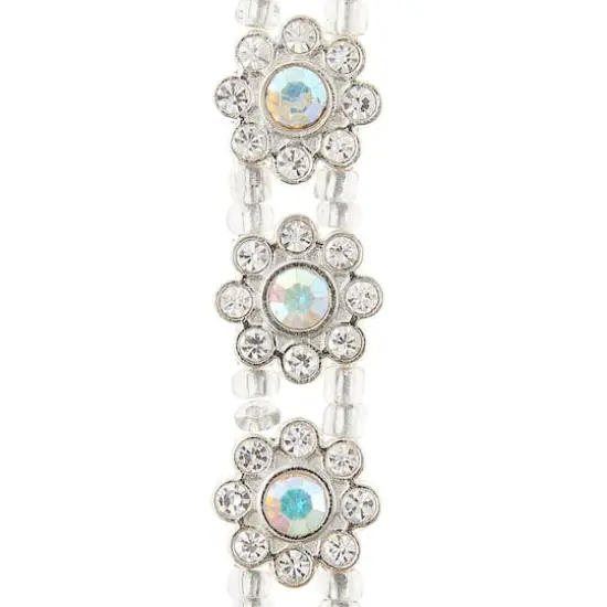 Silver-Plated Flower Sliders, 15mm by Bead Landing&trade; {1}