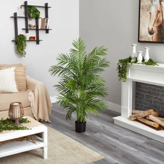 4ft. Potted Areca Silk Palm Tree {8}