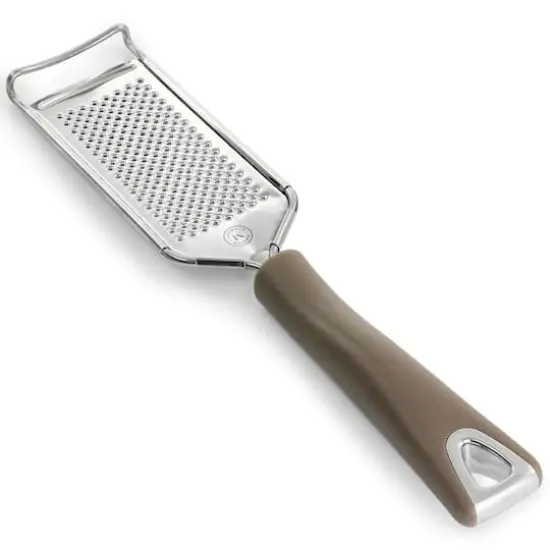 Martha Stewart Taupe Stainless Steel Handheld Grater & Zester Utensil {4}