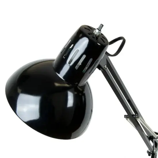 Studio Designs Black Metal Swing Arm Clamp Lamp {5}