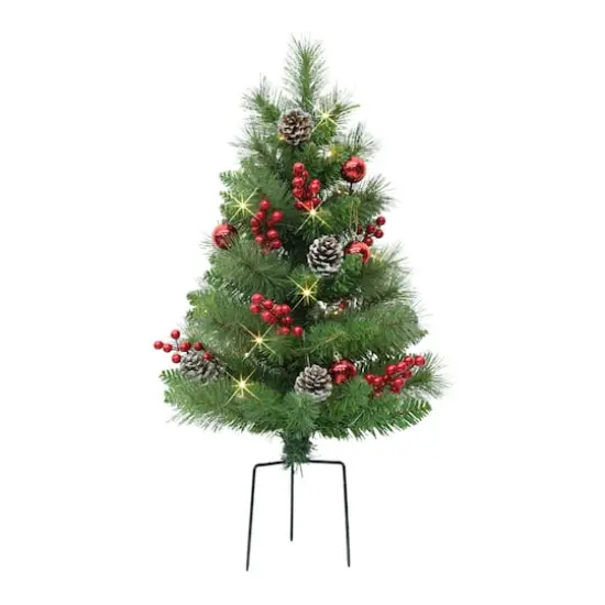 30" Pre-Lit LED Urn Filler with Battery-Operated Timer, 2ct. {1}