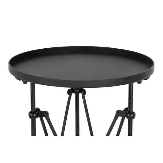 Hello Honey&reg; 15" Metal Oval Tray-Style Accent Table {5}