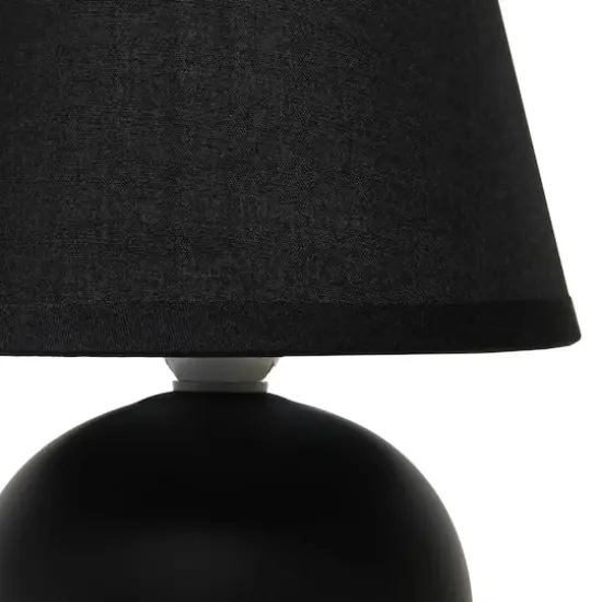 Creekwood Home Nauru 8.5" Ceramic Orb Base Table Lamp {9}