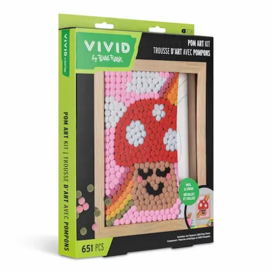 VIVID by Brea Reese&reg; Mushroom Pom Art Kit {7}