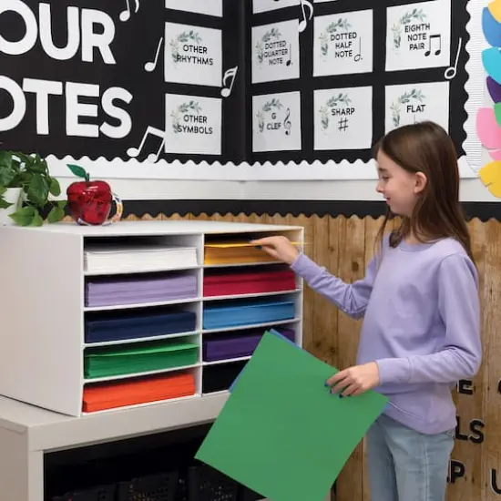 Tru-Ray&reg; 12" x 18" Construction Paper, 50 Sheets Black {5}