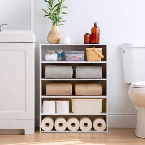 IRIS&reg; 31.5" 5-Tier Organizer Shelf White {5}