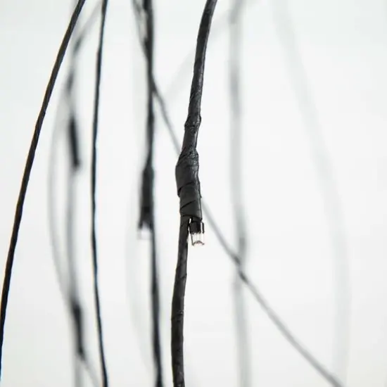 5ft. Orange & Purple LED Pre-Lit Halloween Black Willow Artificial Fall Tree {7}