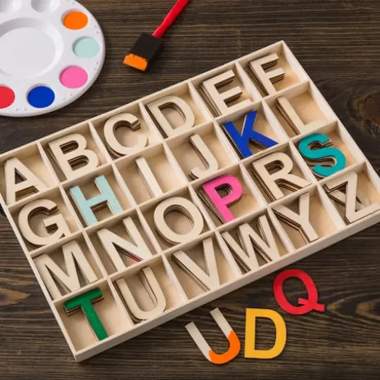 121 Piece Wood Letter Set by Make Market&reg; {3}