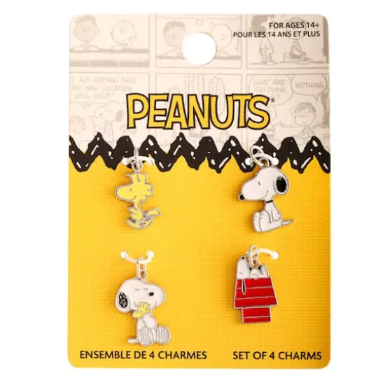 Peanuts&reg; Snoopy Enamel Charm Set {4}