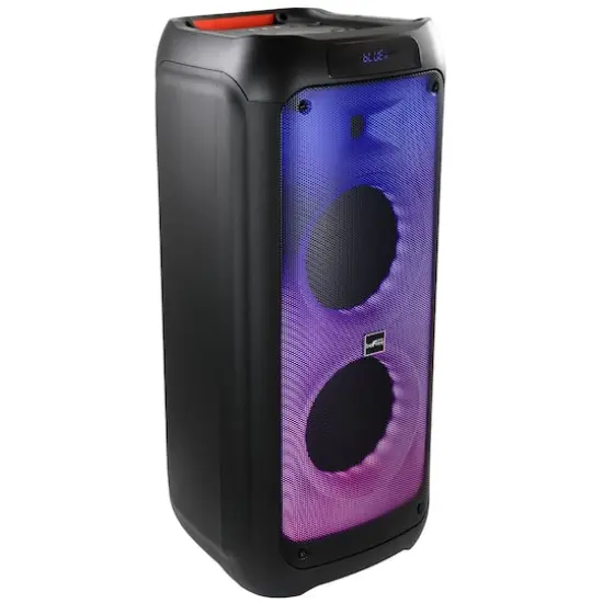 beFree Sound 8" Wireless Rechargeable Bluetooth Party Speaker With LED Illuminating Lights {3}