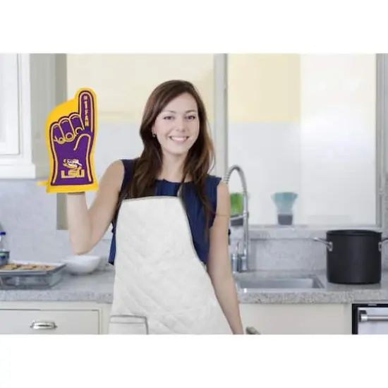 Quilted No.1 Oven Mitt LSU Tigers {6}
