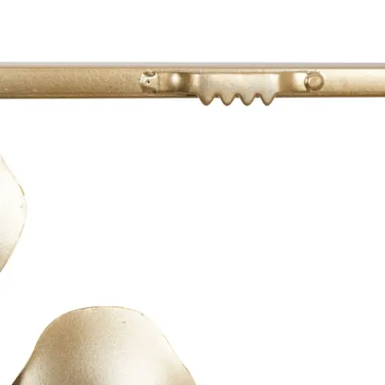 40" Gold Metal Modern Wall D&eacute;cor {6}