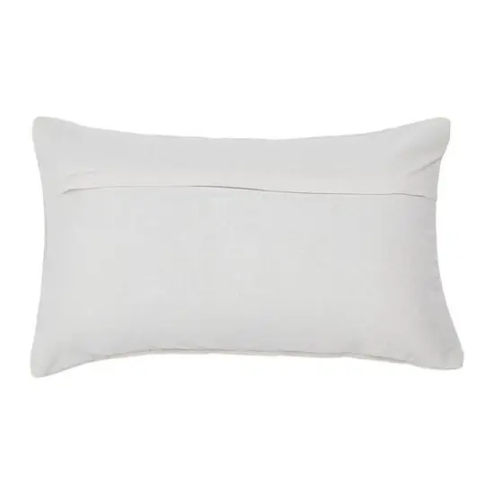Hello Honey® 20" Quilted Velvet Lumbar Pillow Cover White {3}