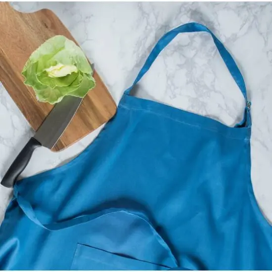 DII&reg; Chino Chef Apron Blue {9}