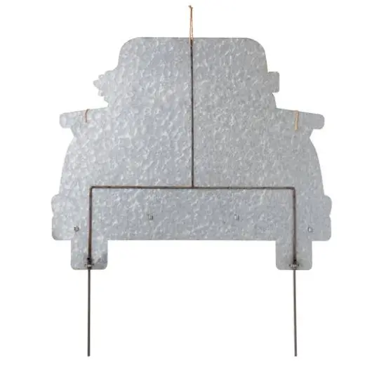 Glitzhome&reg; 26" Easter Metal Truck Yard Stake {8}