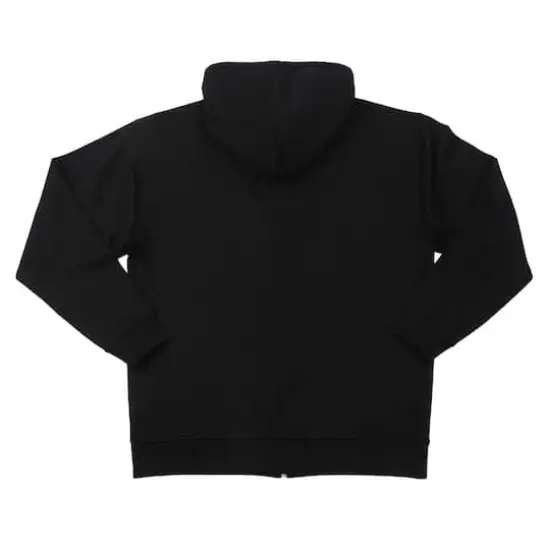 Unisex Adult Full Zip Hooded Sweatshirt by Make Market® Black {3}