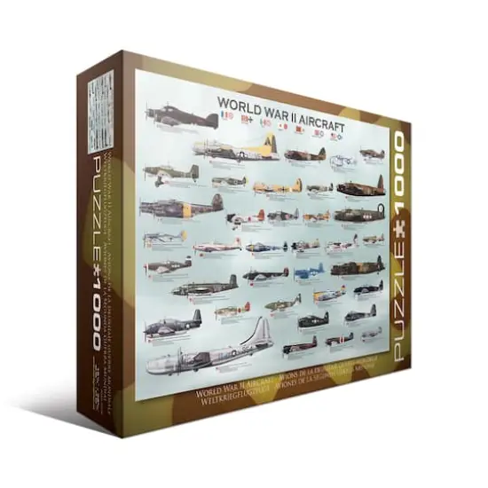 World War II Aircraft 1,000 Piece Jigsaw Puzzle {1}