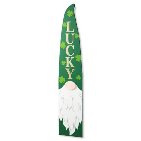 Glitzhome&reg; 42" St. Patrick's Wooden Gonme Porch Decor {7}