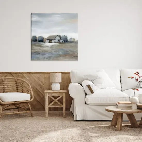 Stupell Industries Countryside Barn Neutral Tones Canvas Wall Art {3}