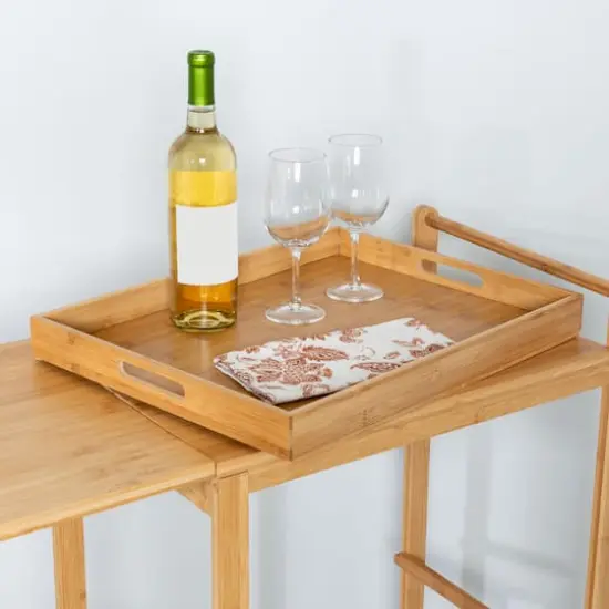 Honey Can Do Bamboo Rolling Cart {11}