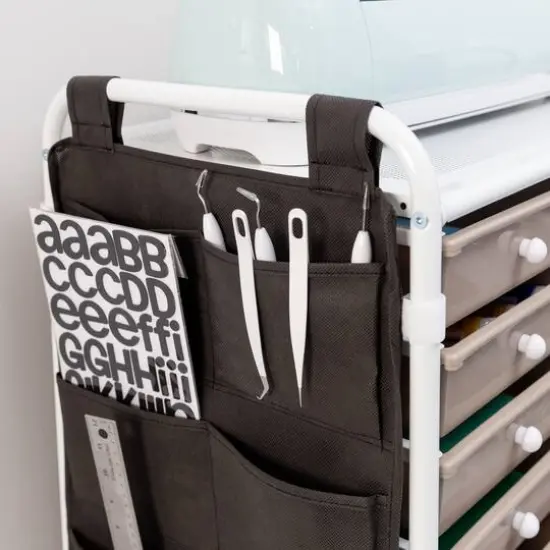 Honey Can Do 12-Drawer Metal Rolling Storage Cart {8}