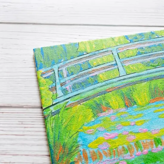 Faber-Castell Paint by Number Museum Series, The Japanese Footbridge {6}