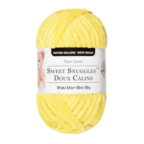 Sweet Snuggles&trade; Yarn by Loops & Threads&reg; Yellow {1}
