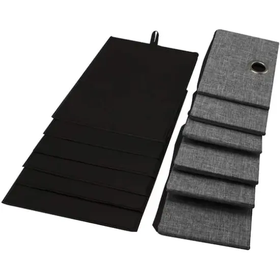 Sorbus 30" Gray Folding Bench with Drawers & Lid {4}