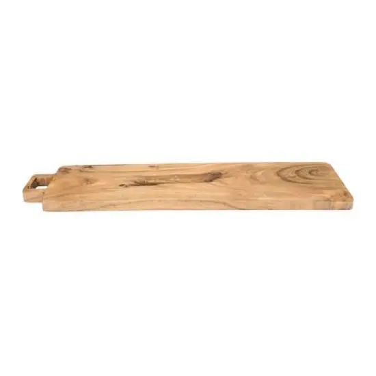 Hello Honey&reg; 27.5" Rectangle Acacia Wood Cheese/Cutting Board with Square Handle {3}