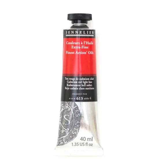 Sennelier Artists' Oil Color, 40mL 613 Cadmium Red Light Hue S4 {1}
