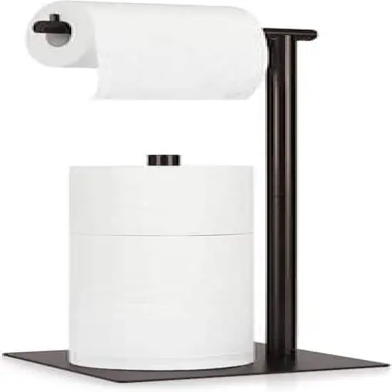 NEX&trade; 21" Brown Freestanding Industrial Toilet Paper Holder {1}