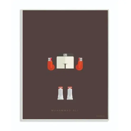 Stupell Industries Muhammad Ali Fashion Design Wall Plaque {2}