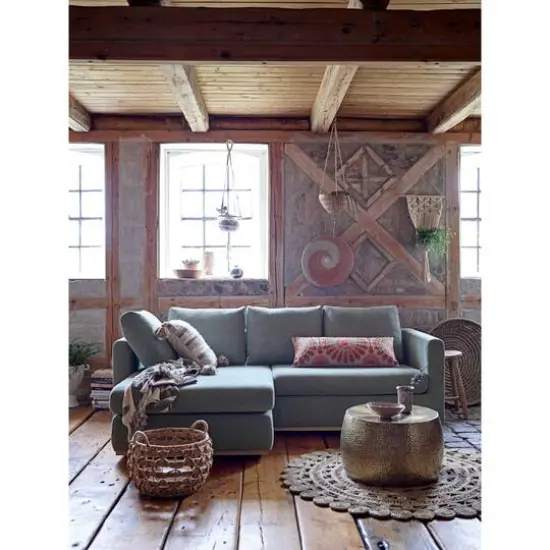 Hello Honey&reg; Natural Boho Hand Woven Jute Rug, 48" {9}