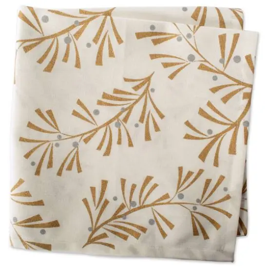 DII&reg; Metallic Holly Leaves Napkins, 6ct. {10}