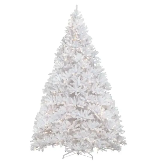 12ft. Pre-Lit Kingswood White Fir Artificial Christmas Tree {1}